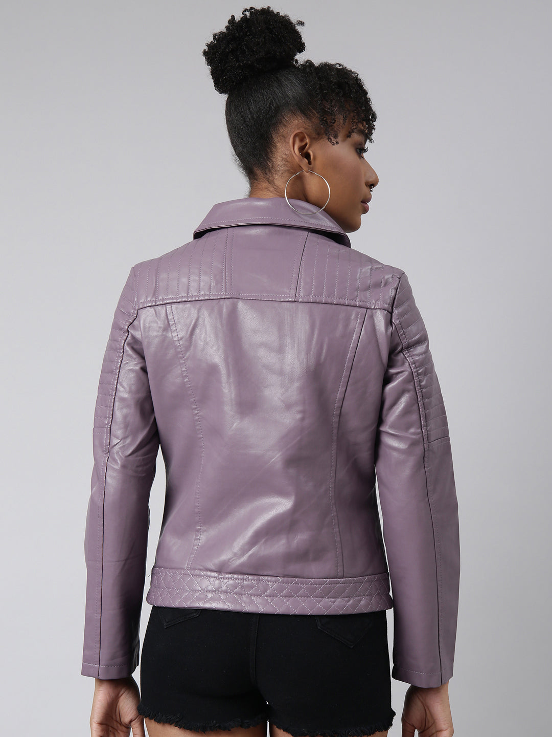 Lavender Biker Jacket