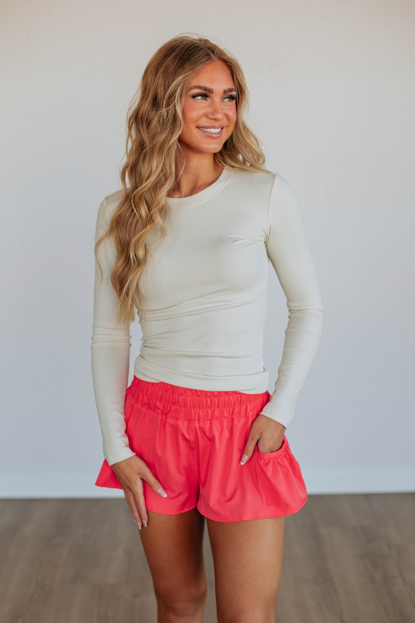 Remi Ribbed Top - Natural