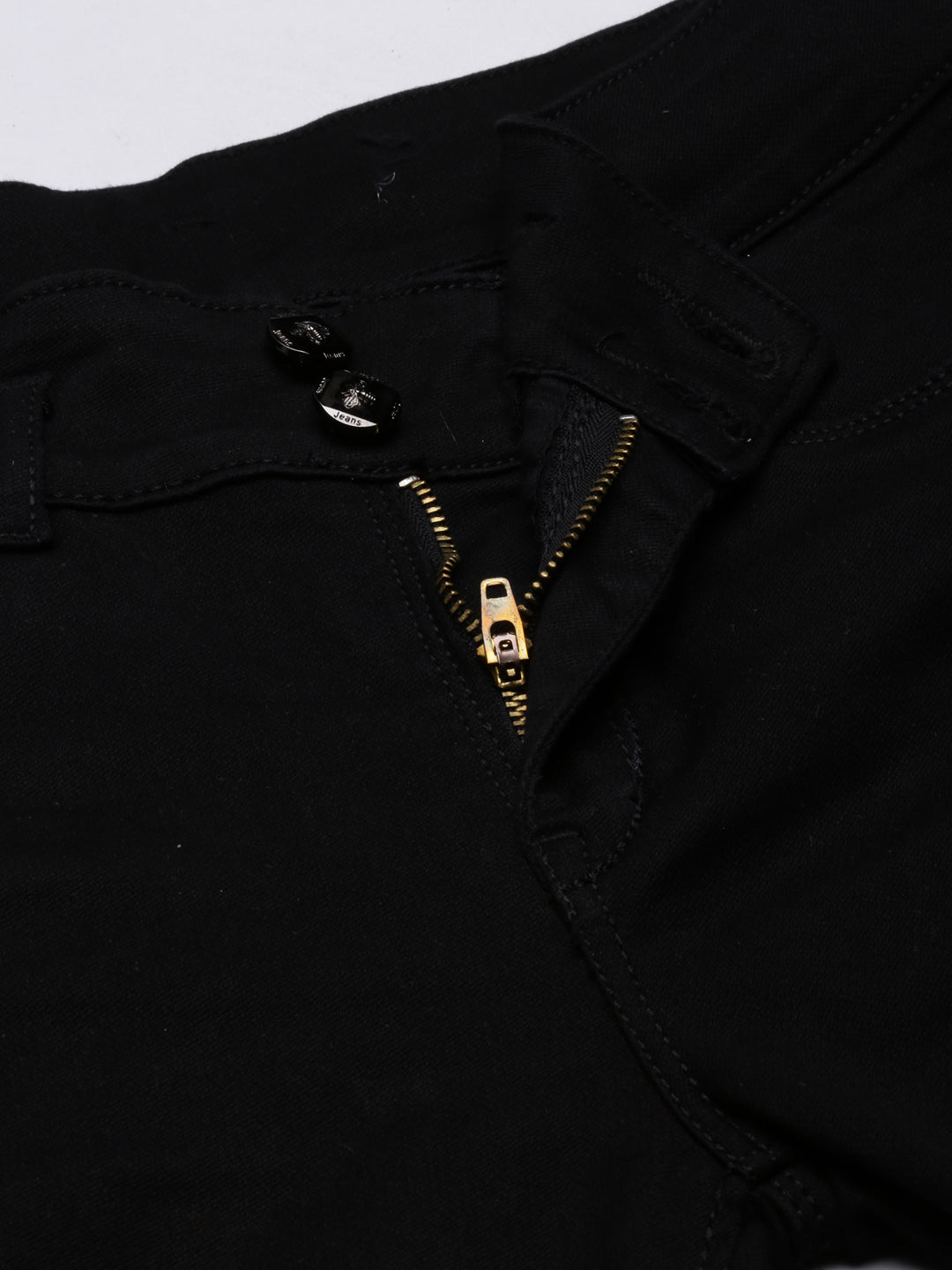 Black Jean Slim Fit Mid-Rise Stretchable Jeans