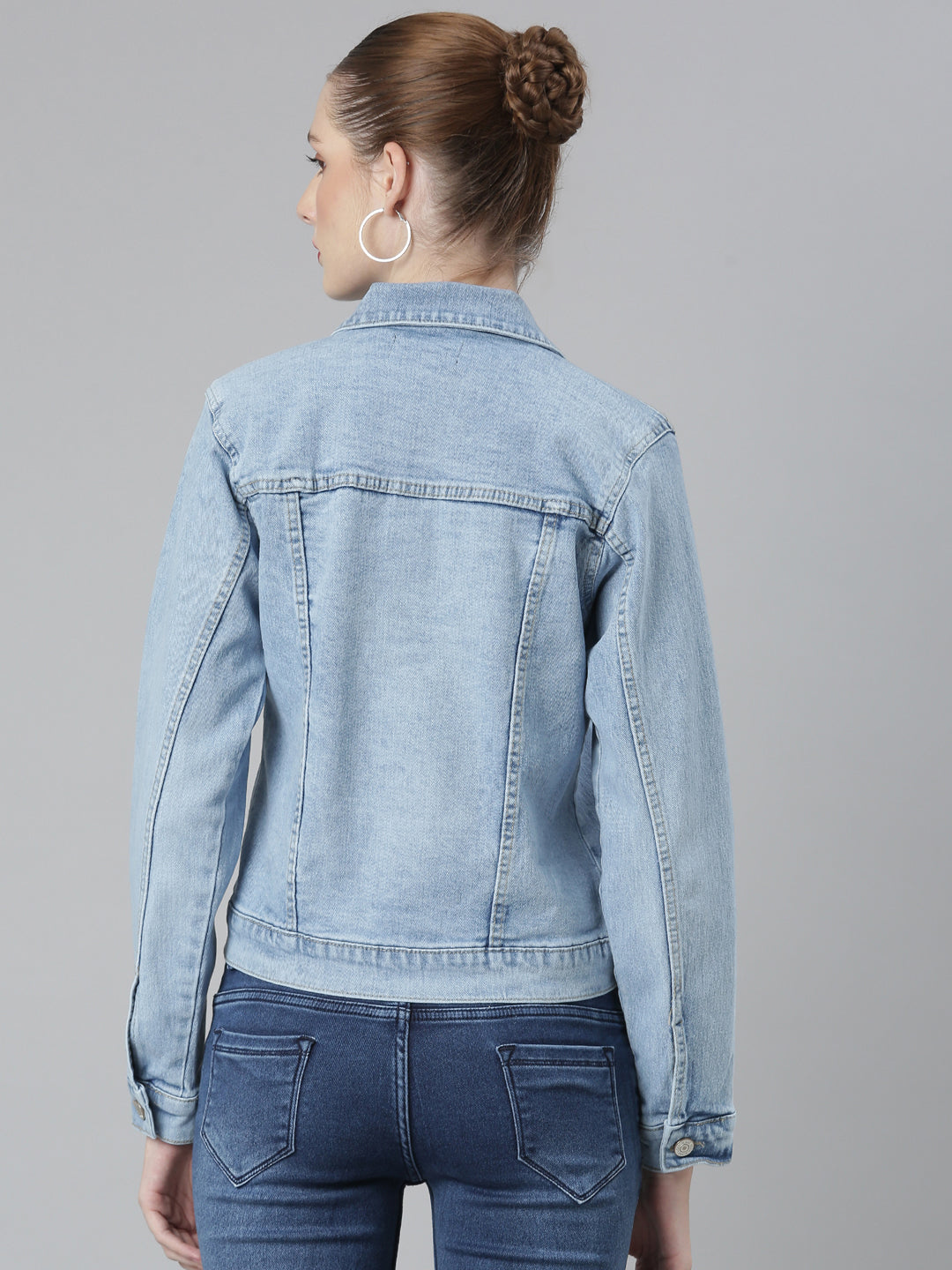 Blue Washed Denim Jacket