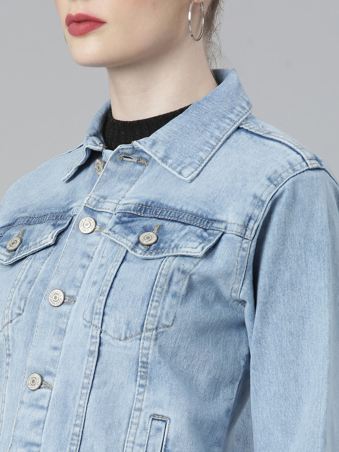 Blue Washed Denim Jacket