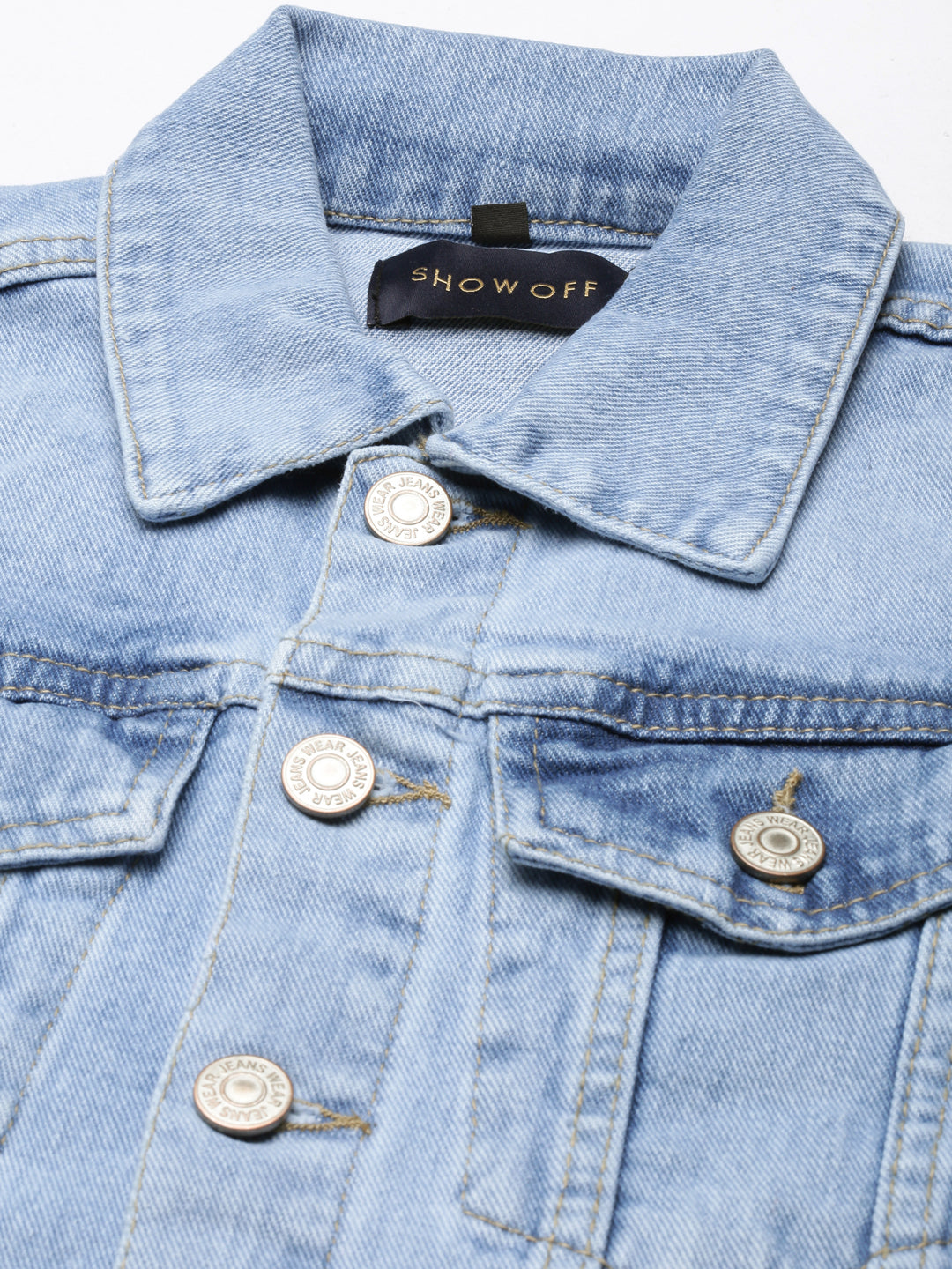 Blue Washed Denim Jacket