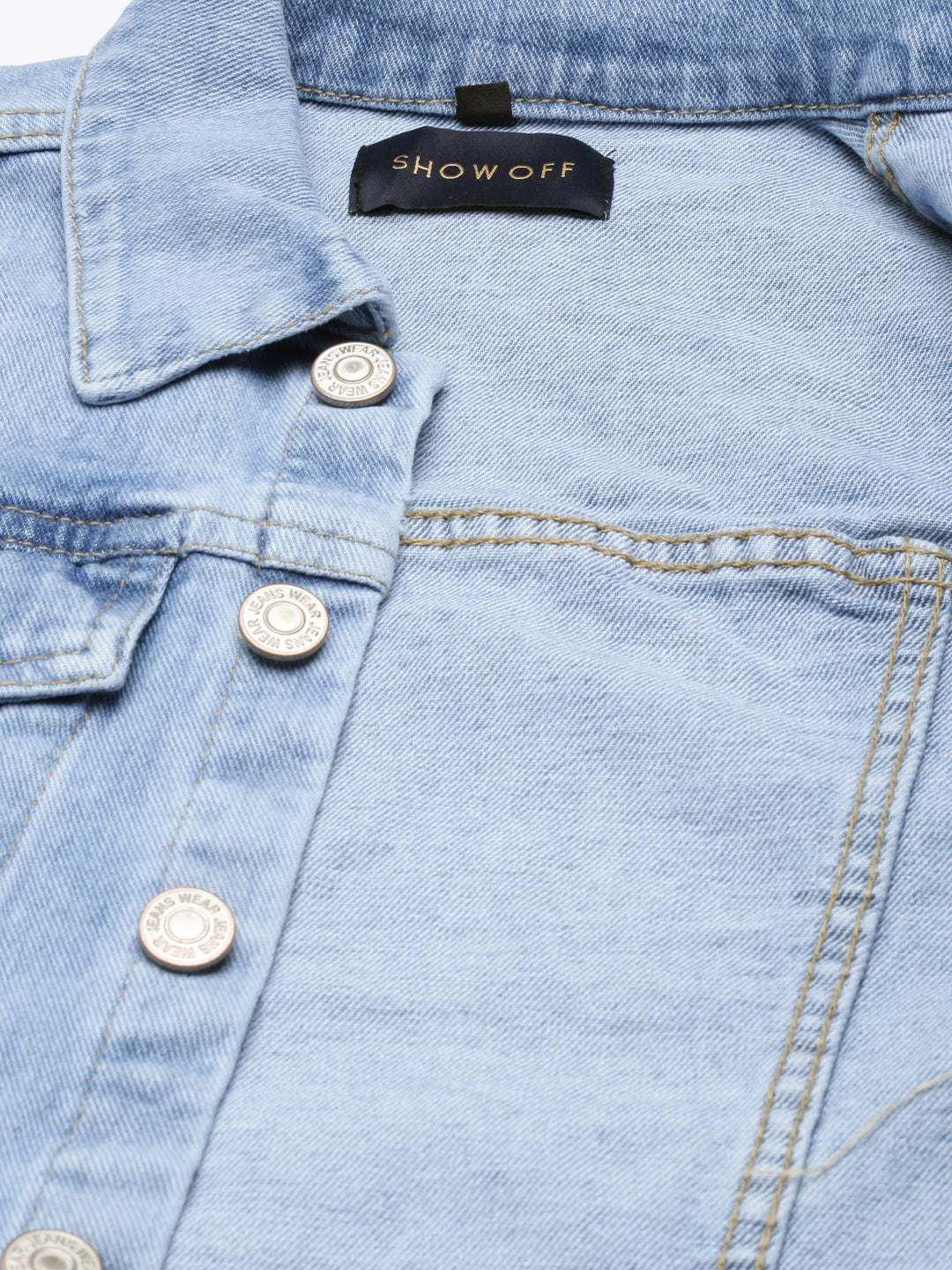 Blue Washed Denim Jacket