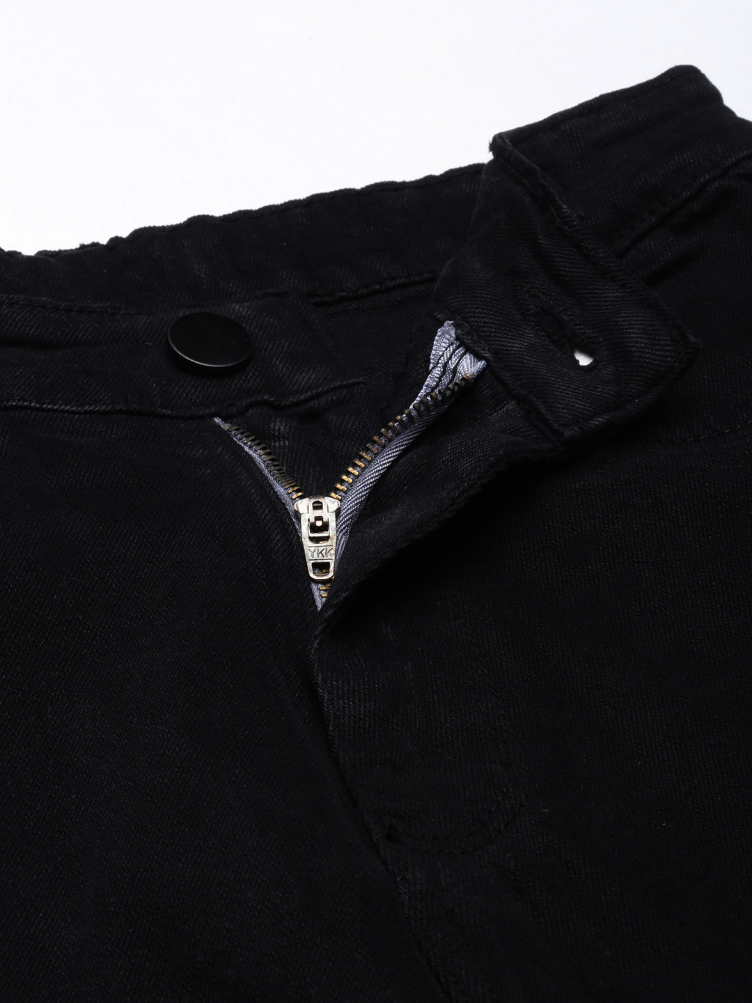 Black Straight Fit Stretchable Jeans
