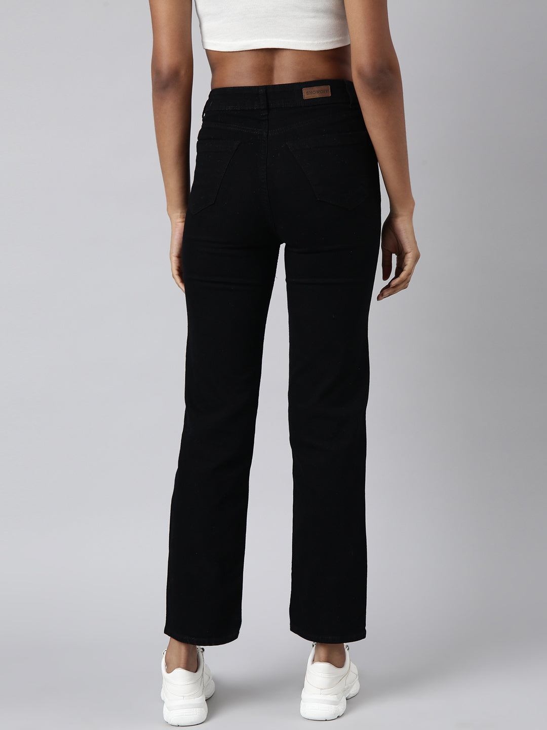 Black Straight Fit Jeans