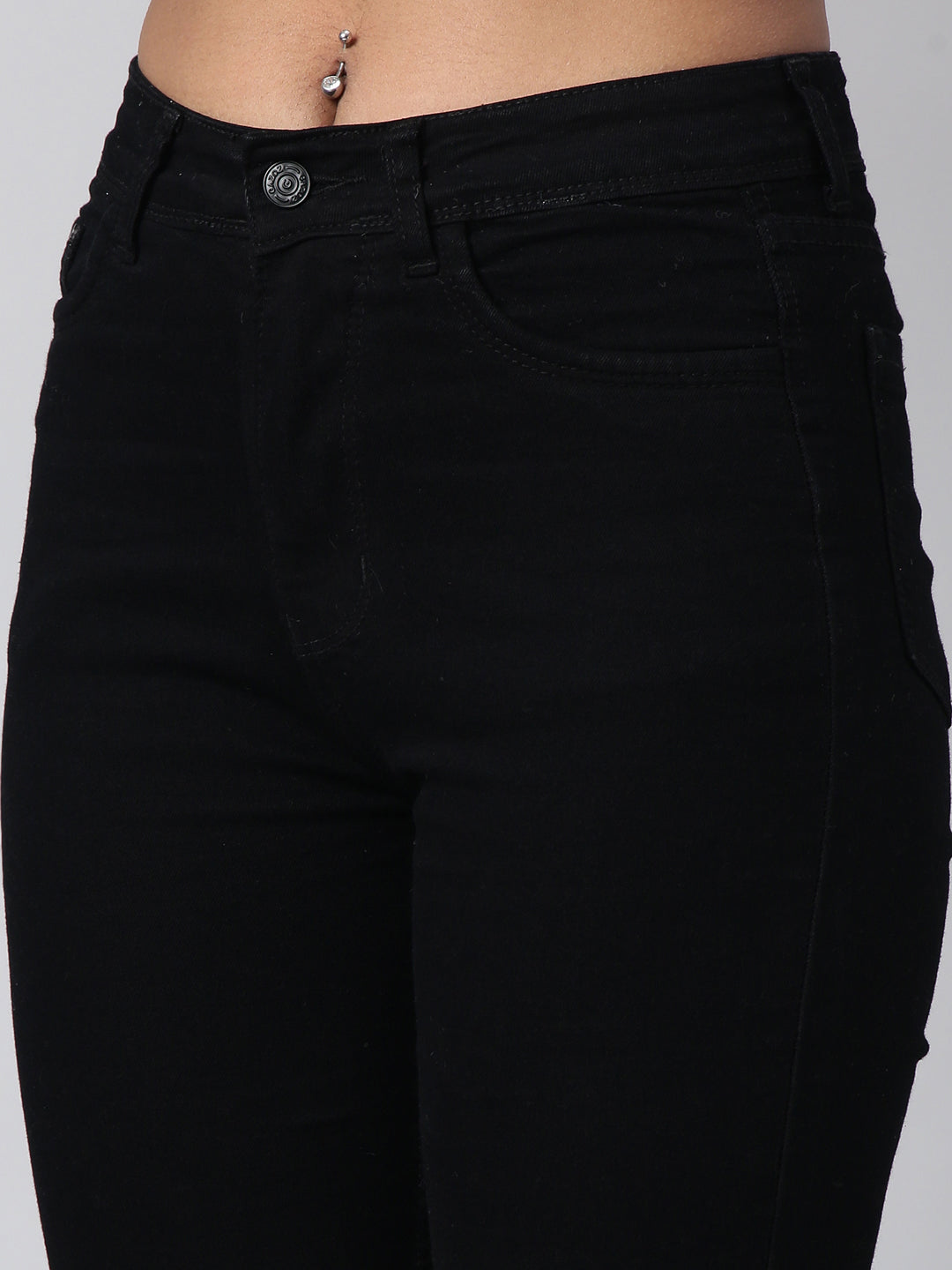 Black Straight Fit Jeans
