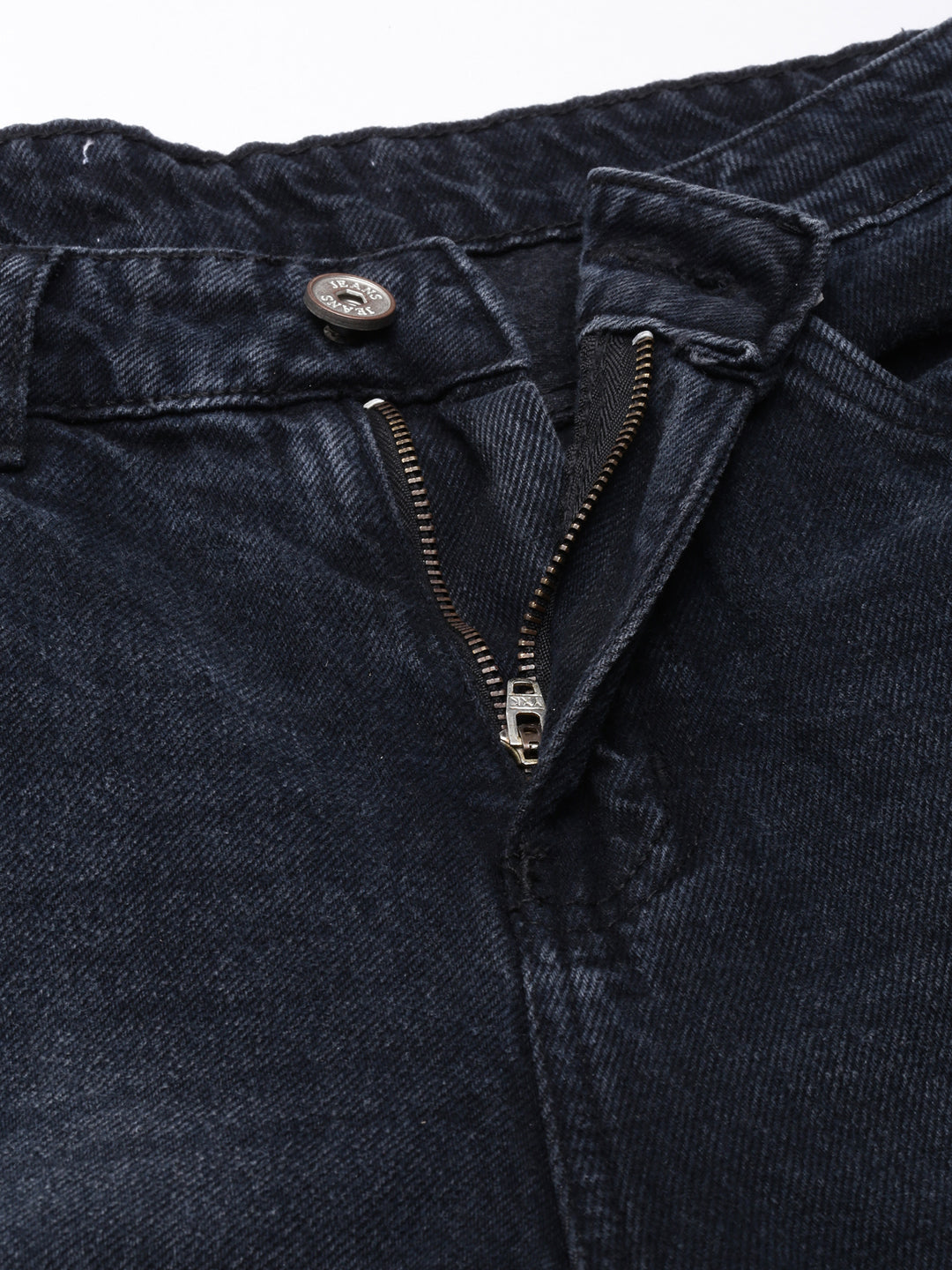 Navy Blue Straight Fit Jeans