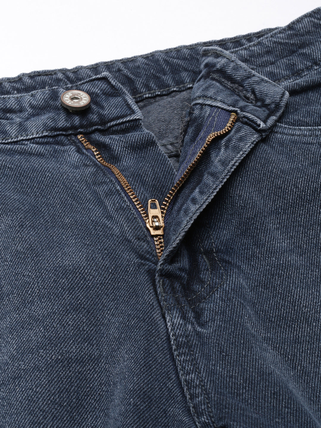 Women's Navy Blue Straight Fit Light Fade Denim Jeans