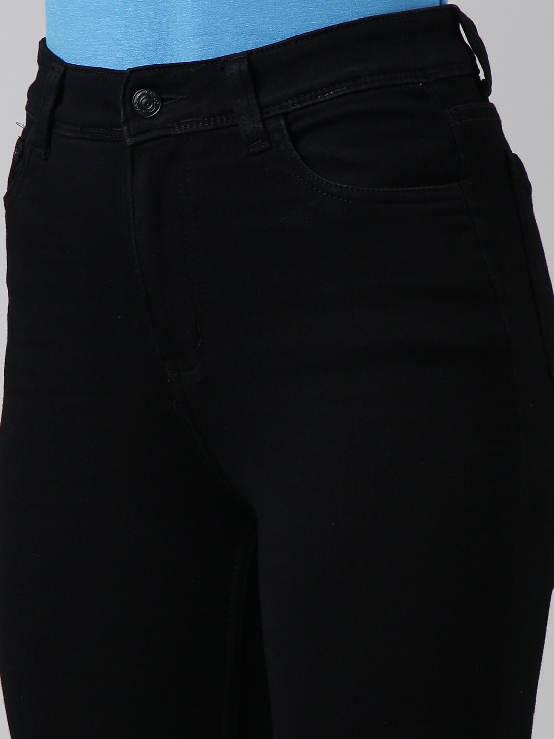 Black Slim Fit Stretchable Denim Jeans