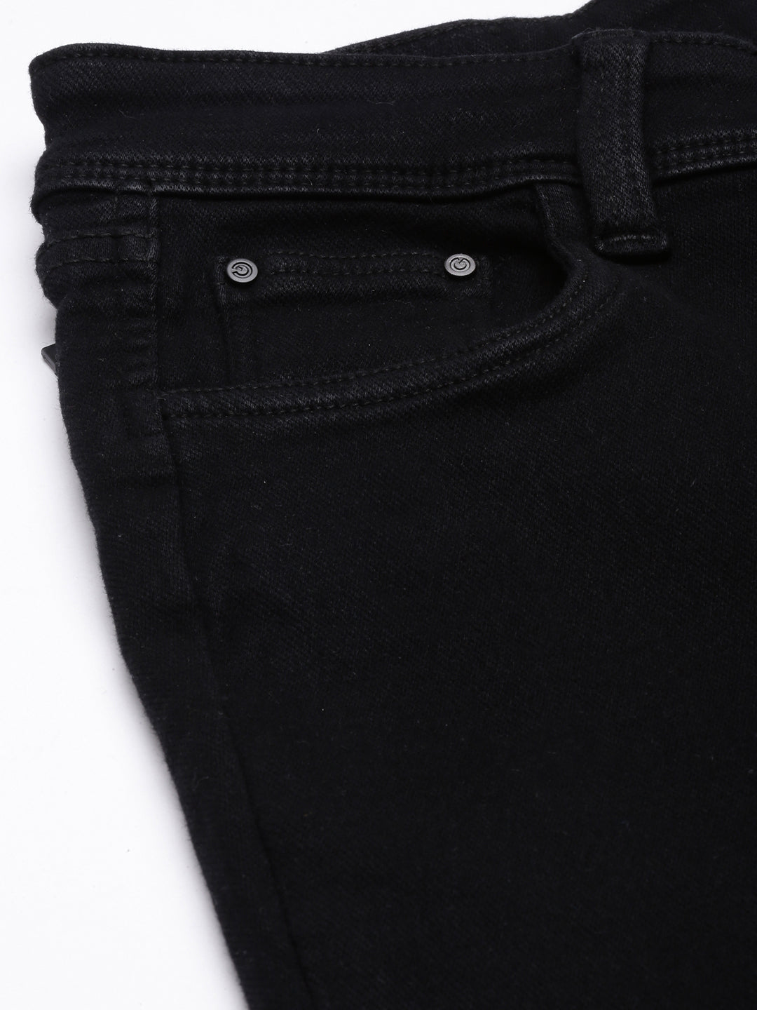 Black Bootcut Stretchable Denim Jeans