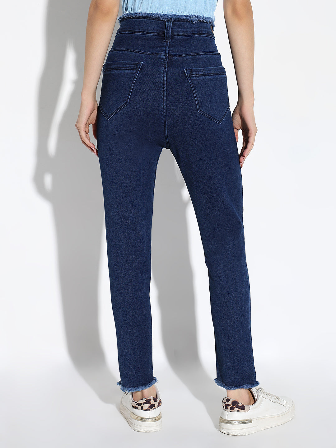Blue Comfort Slim Fit Light Fade Denim Jeans
