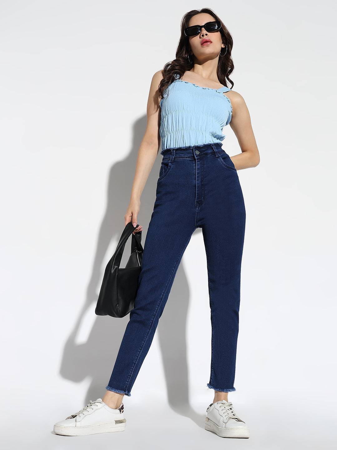 Blue Comfort Slim Fit Light Fade Denim Jeans