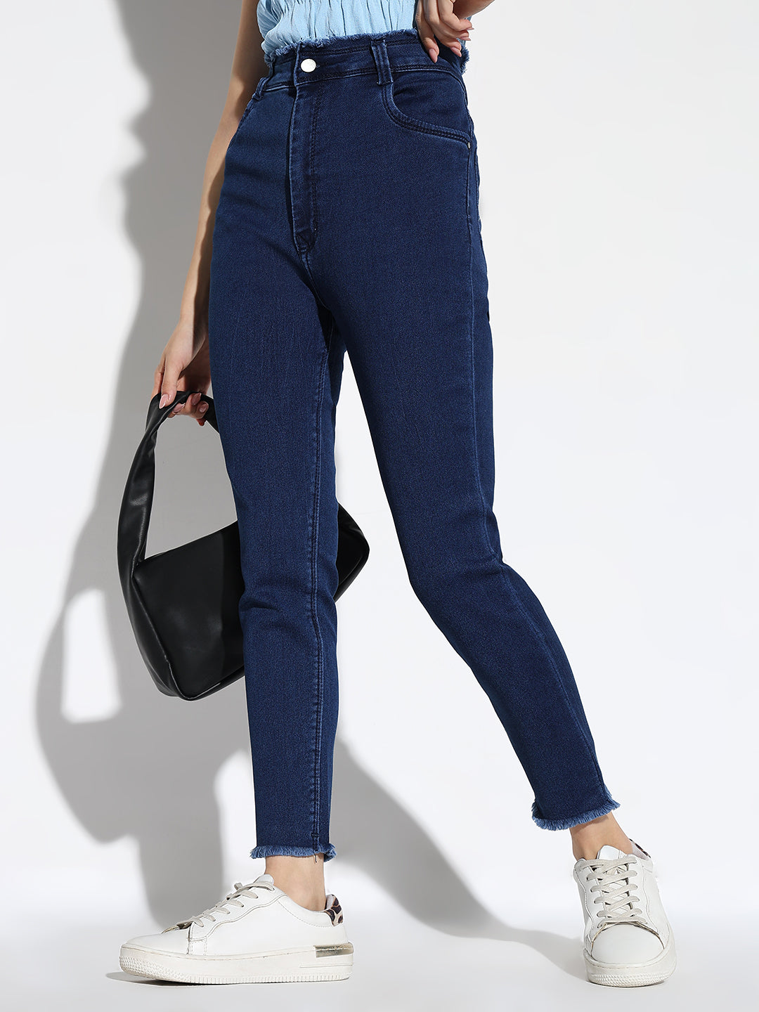 Blue Comfort Slim Fit Light Fade Denim Jeans