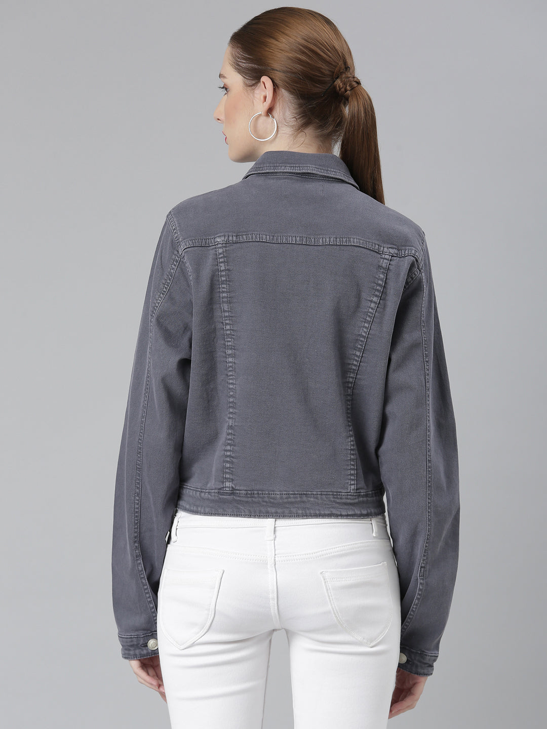 Grey Denim Jacket