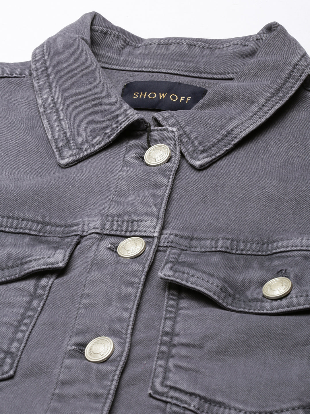 Grey Denim Jacket