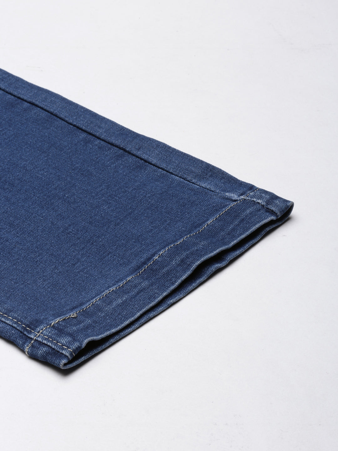 Blue Straight-Leg Jeans