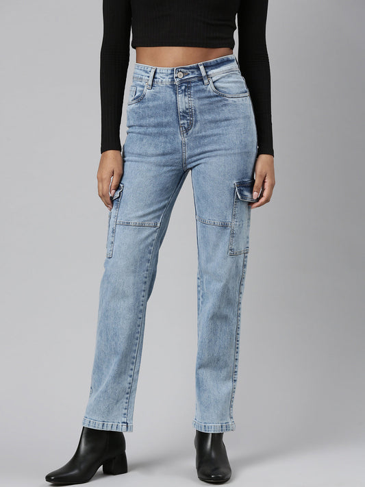Blue Jean Straight Fit Mid